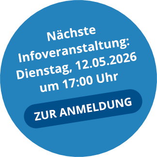Linkbutton zur Anmeldung zur nächsten Infoveranstaltung an der Fachschule