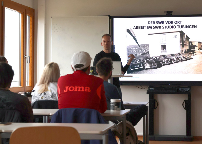 "Journalismus macht Schule": Informationen aus dem SWR-Studio Tübingen