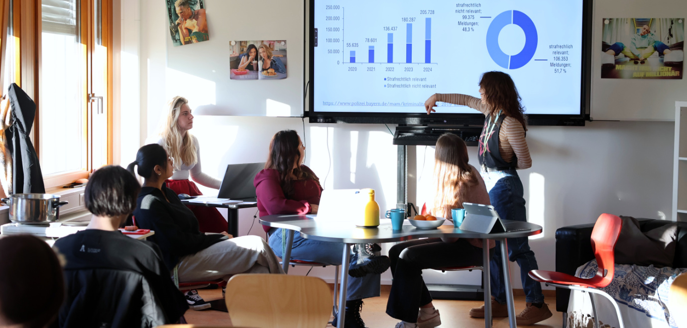 Teamsitzung mit Hintergrundinformationen zum Thema